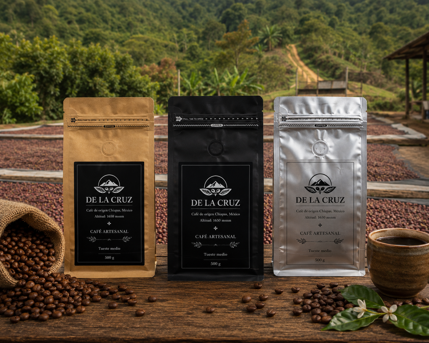Paquete Degustación – 3 Variedades | CAFÉ DE LA CRUZ